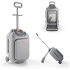 Image de Kinderkraft Valise enfant 2 en 1 avec assise CABBY gris