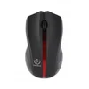 Image de Rebeltec Wireless optical mouse, GALAXY black/red, rubber surface