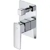 Image de Omnires Parma - Mitigeur Encastré 2 Sorties, Avec Corps D’encastrement, Chrome Pm7435cr