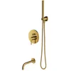 Image de Omnires Y SYSYW01GL ensemble de baignoire encastré, doré