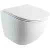 Image de Omnires Ottawa Comfort - Wc Suspendu Avec Abattant Softclose, Rimless, Blanc Mat Ottawacspmwbm
