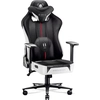 Image de Diablo X-Player Gaming Chair Office Chair Fabric 3D Armrests Ergonomic Design Neck/Lumbar Cushion White/Black Normal L
