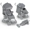 Image de Lionelo Irma buggy petit pliable poussette de voyage avec position couchée Gris