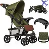 Image de Lionelo Emma Buggy petite poussette pliable avec position allongée vert
