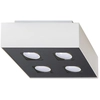 Image de Plafonnier MONO 4 blanc 4xGU10 10W acier 11x24x24cm Sollux Lighting