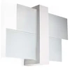 Image de Applique FENIKS 1 blanc 1xE27 15W bois/verre 30x12x43cm Sollux Lighting