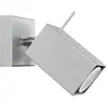 Image de Applique MERIDA 1 gris 1xGU10 10W acier 8x16x8cm Sollux Lighting