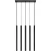Image de Lampe pendante PASTELO 5 noir 5xG9 8W acier 90x5x45cm Sollux Lighting