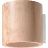 Image de Applique ORBIS bois naturel 1xG9 8W bois 10x12x10cm Sollux Lighting