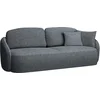 Image de Selsey Savoy - Canapé 3 places avec fonction sommeil et coffre de lit, gris foncé