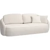 Image de Selsey Savoy - Canapé 3 places avec fonction sommeil et revêtement chenille, blanc crème