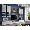 Image de Meuble-paroi Meuble-paroi DORADE avec éclairage LED brillant
