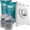 Image de Lot de 8 amortisseurs anti-vibrations Sillar   Amortisseurs universels pour lave-linge et sèche-linge