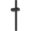 Image de Applique murale minimaliste noire 30 cm pour salon ou chambre à coucher, couleur chaude, LED 4W VISION Milagro