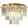 Image de Plafonnier MILANO 45 cm cristal doré 6xE14