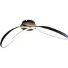 Image de Plafonnier moderne pour le salon, noir, couleur neutre, LED 21 W INFINITY Milagro