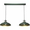 Image de Milagro FELIX MLP7710 lampe pendante chandelier vert / or