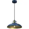 Image de Milagro FELIX lustre lampe à suspension MLP7714 bleu marine / or