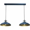 Image de Milagro FELIX lustre lampe à suspension MLP7715 bleu marine / or