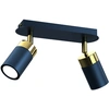 Image de Plafonnier Joker Navy Blue/Gold 2Xgu10 Spots de plafond