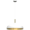 Image de Lincoln White/Gold Suspension 1Xe27 45Cm Plafonnier Lampe à suspendre