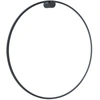 Image de Applique LED Saturno noire 46 W, blanc neutre 2500 lm, aluminium, dimensions : 80 x 80 x 17 cm, IP44, Milagro