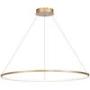 Image de Lampe suspendue anneau doré 100 cm Saturno LED 57W Milagro
