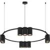 Image de Spot Genesis noir 10xGU10x8W en aluminium, dimensions : 180x60x60 cm, IP20, Milagro