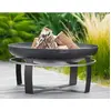 Image de Brasero de jardin VIKING en acier-Naturel-Naturel-Ø 100cm--
