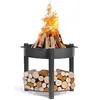 Image de Cookking - Braséro Extérieur Montana, 80cm De Diamètre, Avec Rangement 111363