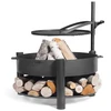 Image de Brasero de jardin SOLAFA 80cm avec grille en acier 60 cm