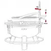 Image de Bras de suspension pour plaque et grille pour SOLAFA et BANDITO