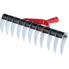 Image de KADAX Aérateur de gazon "Strand", scarificateur manuel pour le jardin en métal, unilatéral, sans manche, 36 cm