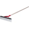 Image de KADAX Aérateur de gazon "Plage", scarificateur manuel pour le jardin en métal, unilatéral, avec manche, 36 cm
