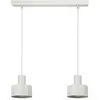 Image de Suspension RIF gris clair 2xE27x15W en métal, dimensions : 70x42x15 cm, IP20, Sigma Lighting