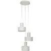 Image de Suspension RIF gris clair 3xE27x15W, métal, dim. : 70x33x33 cm, IP20, Sigma Lighting