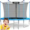 Image de trampoline de jardin de 183 cm avec filet intérieur et échelle Neo-Sport