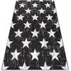 Image de Rugsx - Tapis En Corde Sizal Flat 48648/690 Étoiles Black 140x200 Cm