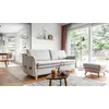 Image de MIUFORM Charming Charlie Slim - Canapé-lit avec coffre de rangement - 225 x 90 cm - Beige - Canapé-lit 3 places
