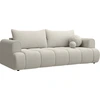 Image de Selsey Dandelino - Canapé 3 places avec fonction sommeil, housse chenille, gris beige