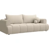 Image de Selsey Dandelino - Canapé 3 places avec fonction sommeil, housse chenille, beige clair
