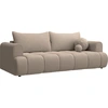 Image de Selsey Dandelino - Canapé 3 places avec fonction sommeil, housse chenille, beige