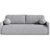 Image de Selsey GLOVE - Canapé avec fonction sommeil, espace de rangement et revêtement en bouclette, gris