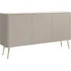 Image de Selsey Ovarlo - Buffet, Gris avec pieds en métal, 163 cm