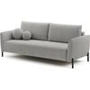 Image de Selsey VERUCO - Canapé avec fonction sommeil et revêtement chenille, Gris