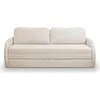 Image de Selsey DIEGO - Canapé 3 places avec fonction sommeil et coffre de lit, beige clair
