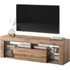 Image de Selsey - Meuble Tv Bianko - Chêne Lancaster - 140 Cm - Sans Led