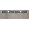 Image de Selsey Rednaw - Armoire TV avec tiroir, aspect béton avec LED, 100 cm