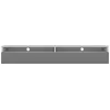 Image de Selsey Rednaw - Buffet TV, blanc mat/gris brillant avec LED, 180 cm