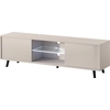Image de Selsey Lefyr - TV lowboard grey beige with LED 140 cm